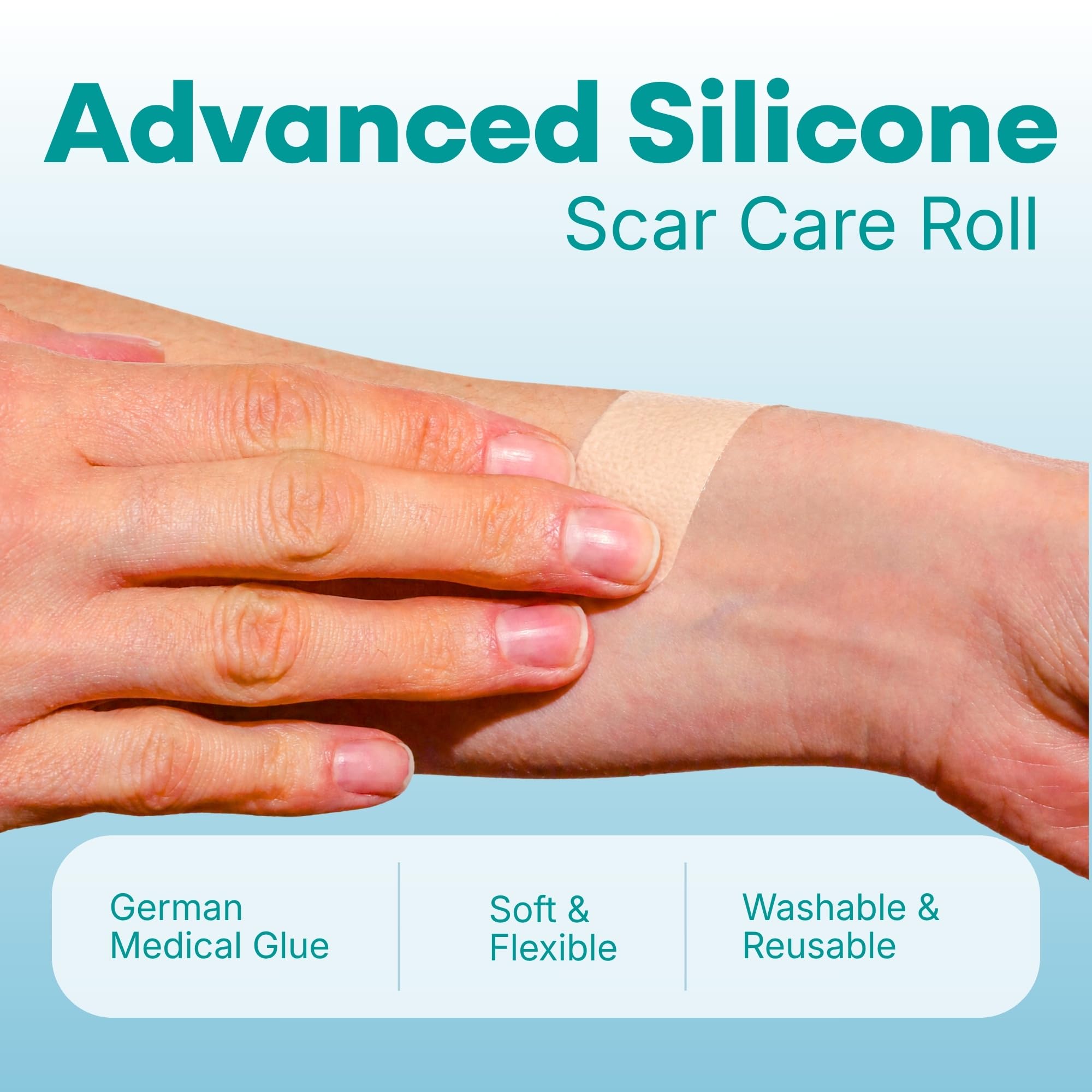 Amazon.com: Medi Grade Silicone Scar Tape, Scar Sheets Roll for