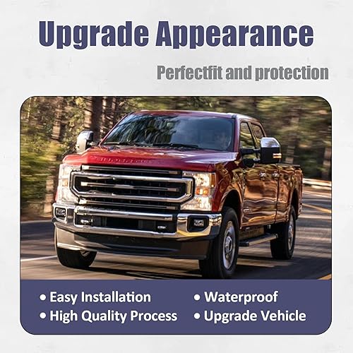 Miniatura 6 de Tapas cromadas para Ford F-250/F-350/F-450/F-450/F-550 Super Duty 2017-2023