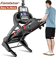 Vista 9 de Caminadora plegable de 4.5 HP, inclinación automática del 15 %, capacidad de 300 libras, con control de aplicación, Bluetooth estéreo, botón