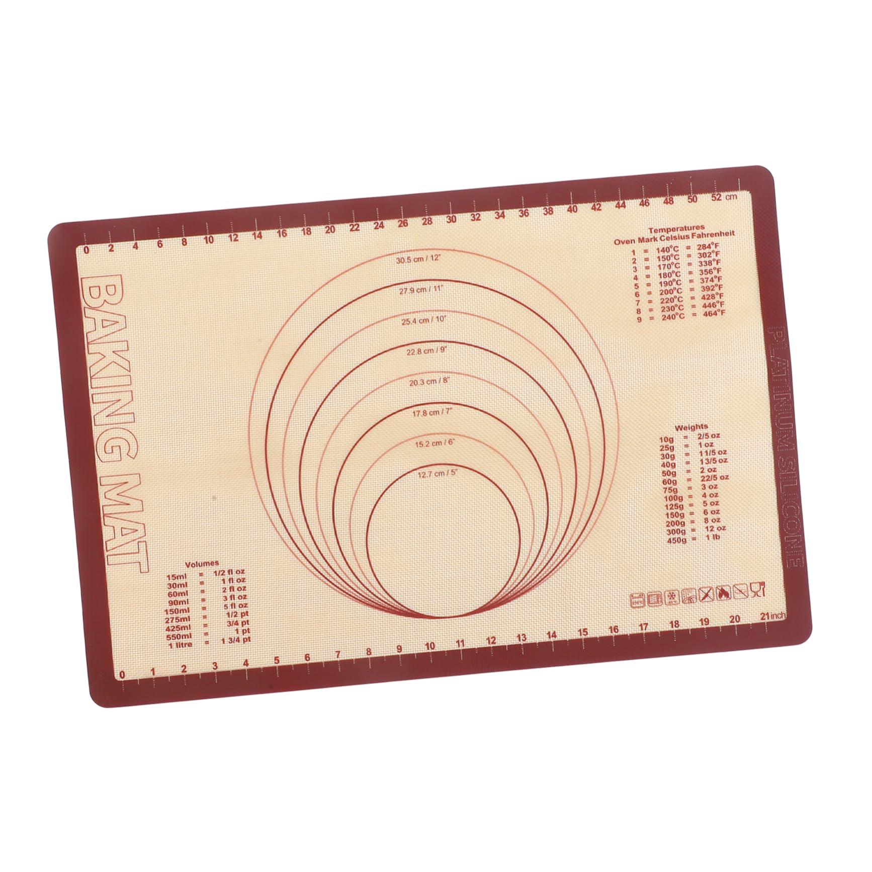 Tappetino da Forno Rettangolare in Silicone Antiaderente