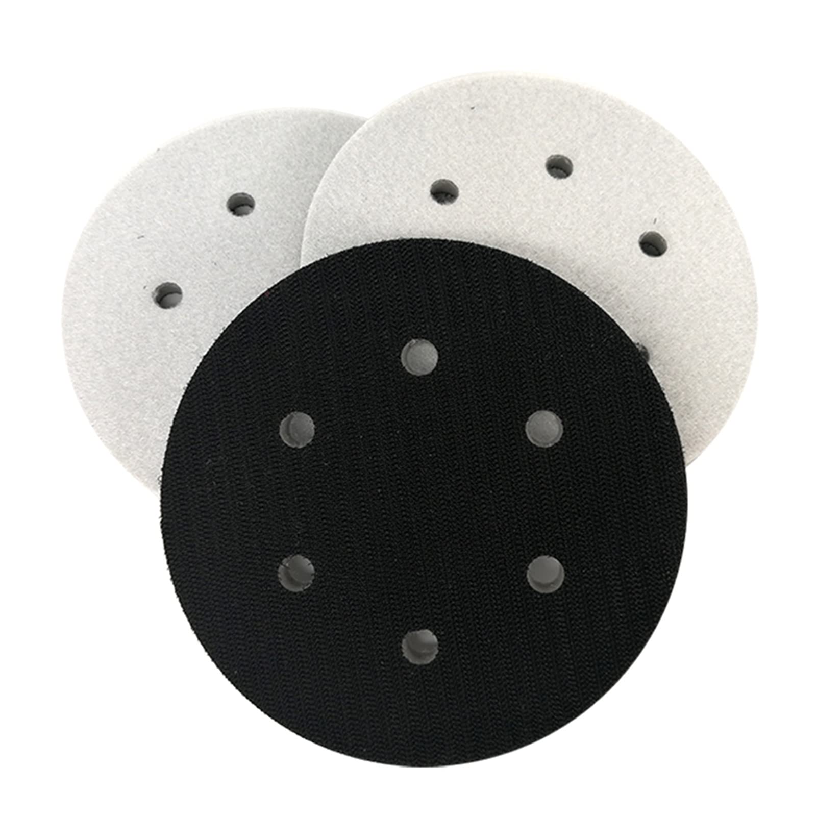 Cepillo de esponja de lija lijado 6 "Agujero de 150 mm 6 pulgadas de alta densidad de la almohadilla de la almohadilla de pulido de espuma y el bucle, utilizado para la protección contra la protección
