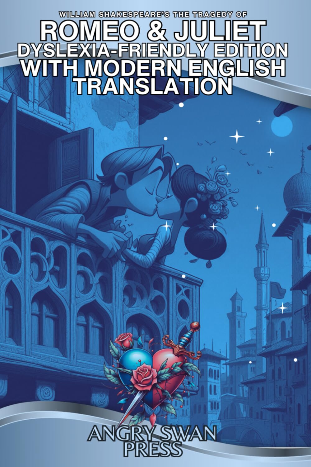 THE TRAGEDY OF ROMEO AND JULIET WITH MODERN ENGLISH TRANSLATION: DYSLEXIA-FRIENDLY EDITION