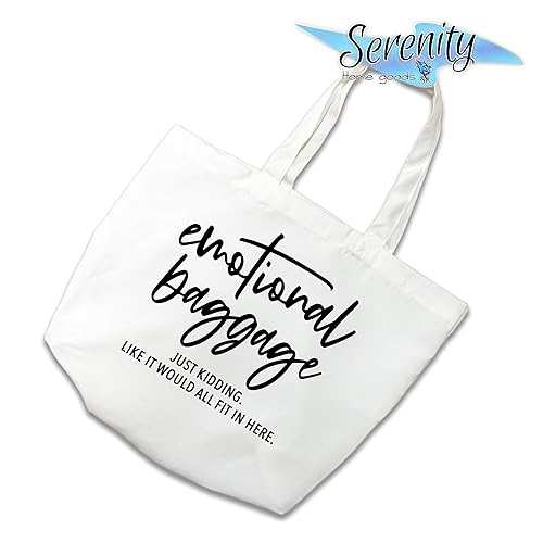 Miniatura 4 de Funny Mothers Day Gifts  Summer Decor Beach Tote Bag  Handmade Purse  Emotional Baggage  Women Heavy Duty Shopping Gym Beach Travel Daily Bags