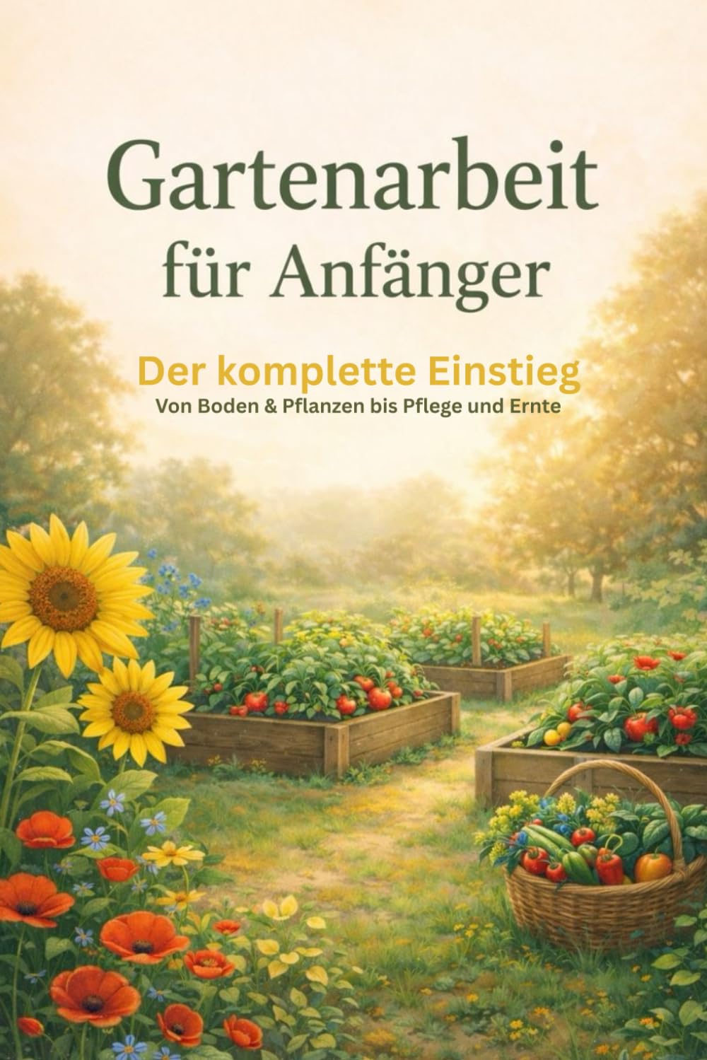 Gartenarbeit für Anfänger: Der komplette Einstieg – Von Boden & Pflanzen bis Pflege und Ernte
