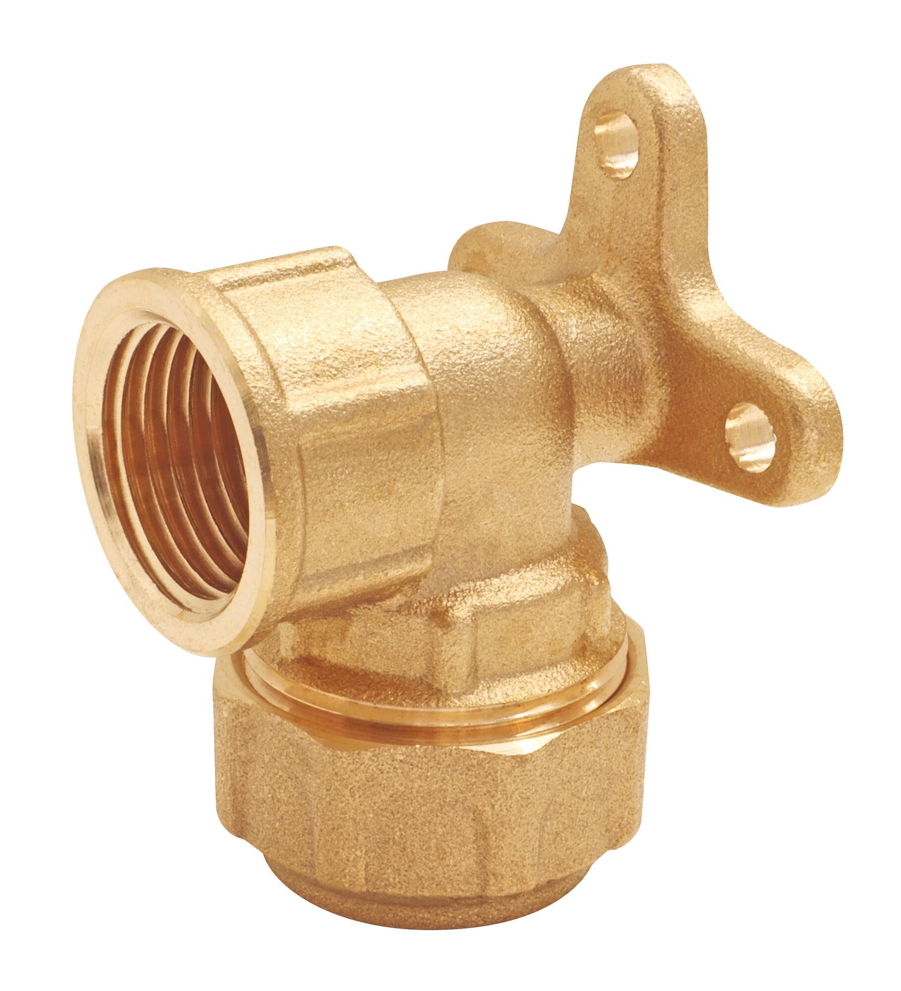 SOMATHERM FOR YOU 3540730014498 Wall PE20-F15 / 21 Brass Wall Light for PE Diameter 20 Female 15/21 Outside Suit None