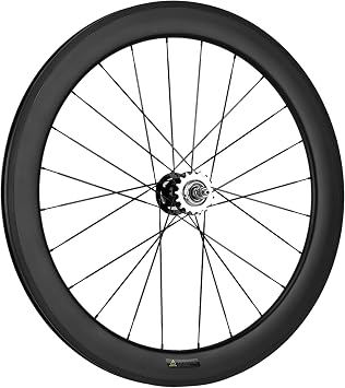 SUPERTEAM Fixed Gear Wheelset 700C Full Carbon Fiber 38/50/60/88MM