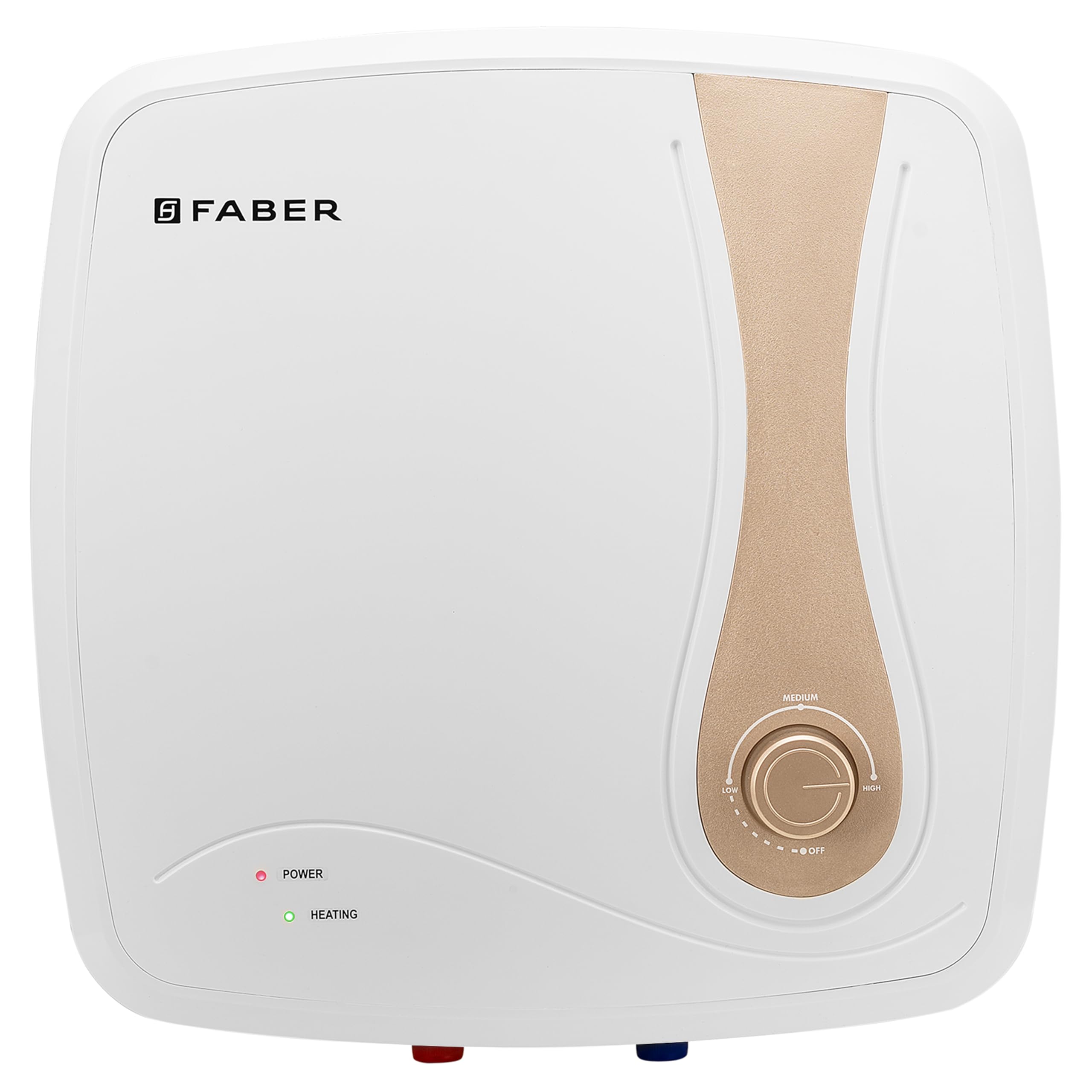 Faber Helios 25L Storage Water Heater | 5★ BEE | Auto Cutout | Warranty:5Y Tank,2Y Element & Product|8 Bar| Glassline Coating | Anti-Leak | PP Body | 2000W (25L)