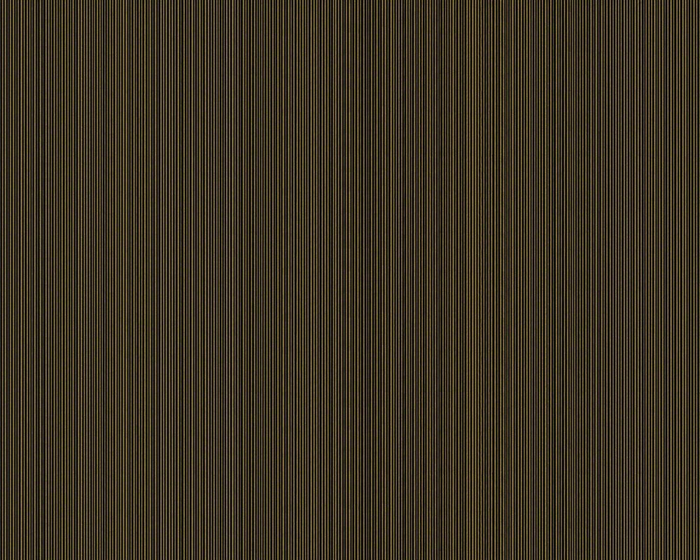 Striped Wallpaper Versace 3 Non-Woven Wallpaper 10.05 m x 0.70 m Black Gold Made in Germany 935254 93525-4