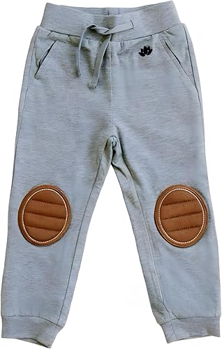 Pantalones deportivos de viscosa para niños pequeños, rodilleras, pantalones suaves para niños y niñas, ayudante de bebé con protección para la
