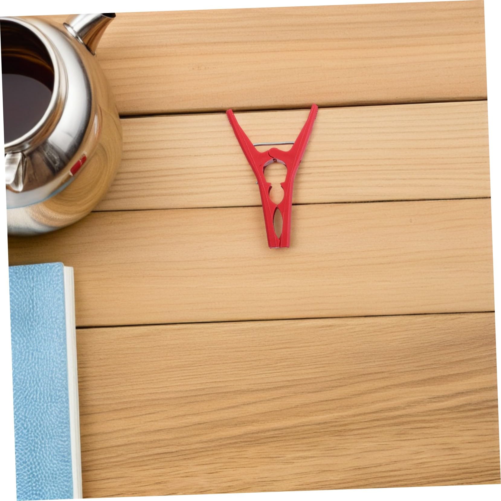 INOOMP Clips de Support pour Plantes en Plastique, Lot de 100, Rouge