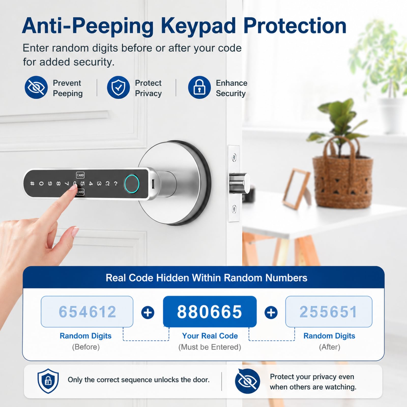 Smart Fingerprint Door Lock - Keyless Entry -9 Smart Fingerprint Door Lock - Keyless Entry -9