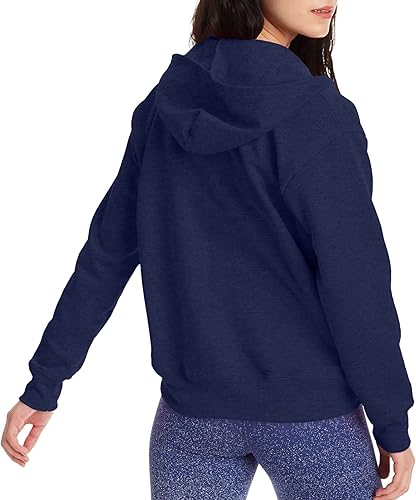 Vista 2 de Hanes EcoSmart Sudadera con capucha y cremallera completa para mujer