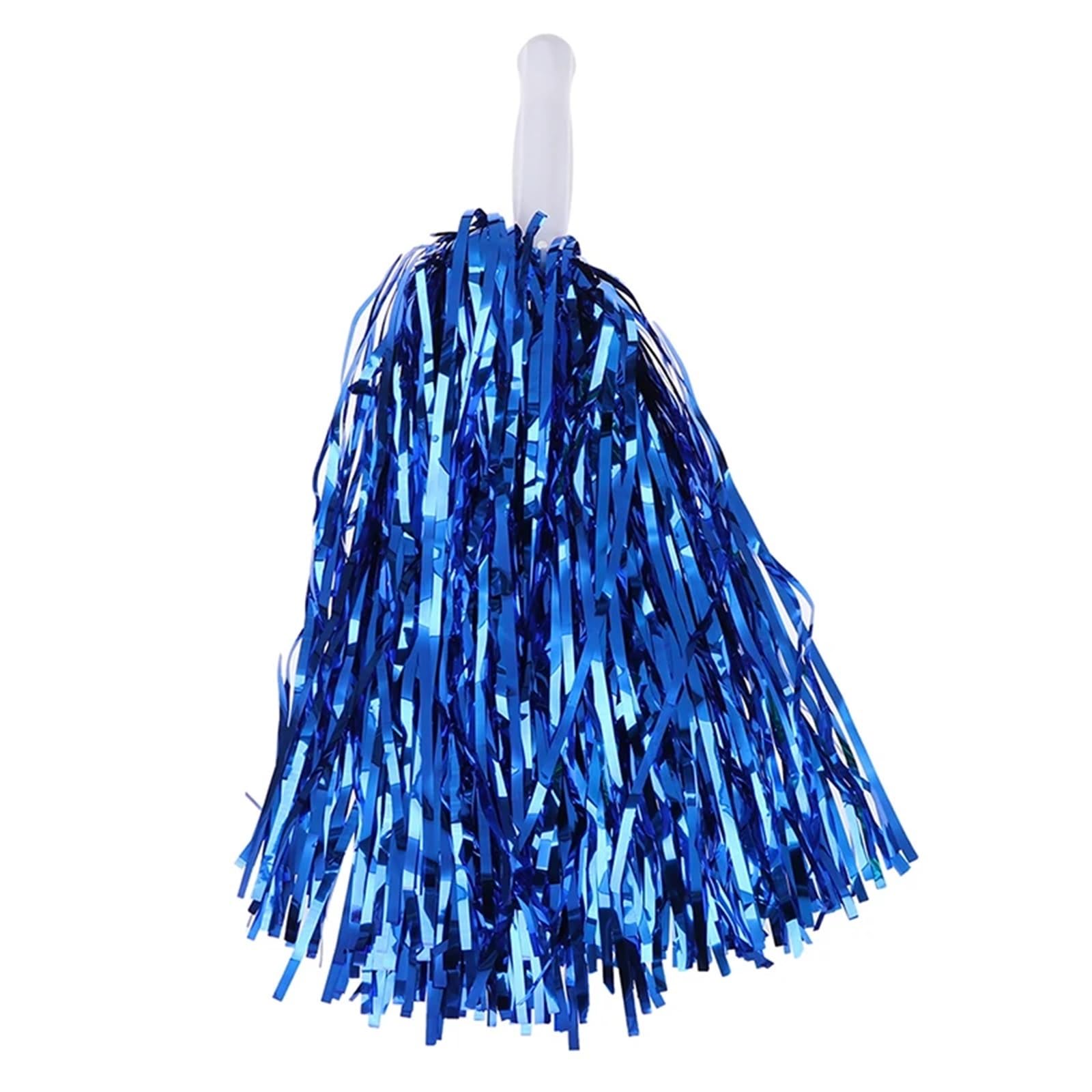 ZWCSHUU Cheerleader Pom Poms 1PC 20CM Cheer Dance Sport Competition Cheerleading Pom Poms Flower Ball For for Football Basketball Match Pompon(Blue)