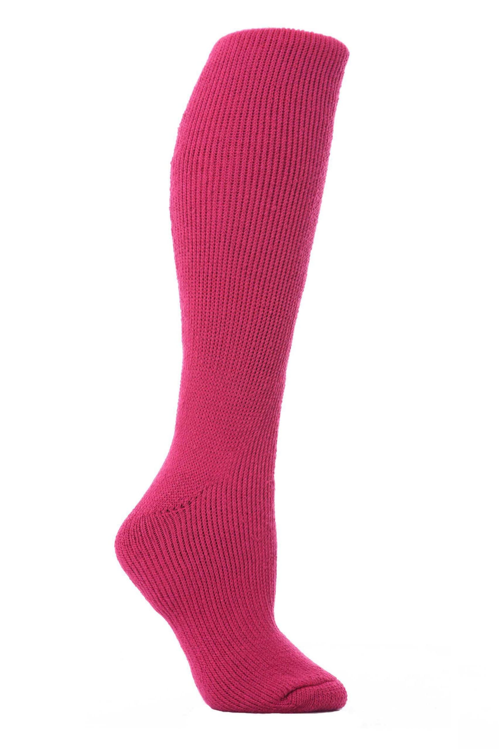 Heat Holders Women's Raspberry Sockshop 2.3 Tog Long Thermal Socks Pack Of 1 4-8