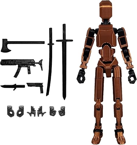 Miniatura 31 de Figura de acción T13 de montaje completa, figura de acción impresa en 3D de Titan 13, figura de juguete impresa en 3D Titan13, muñeco ensamblado 13