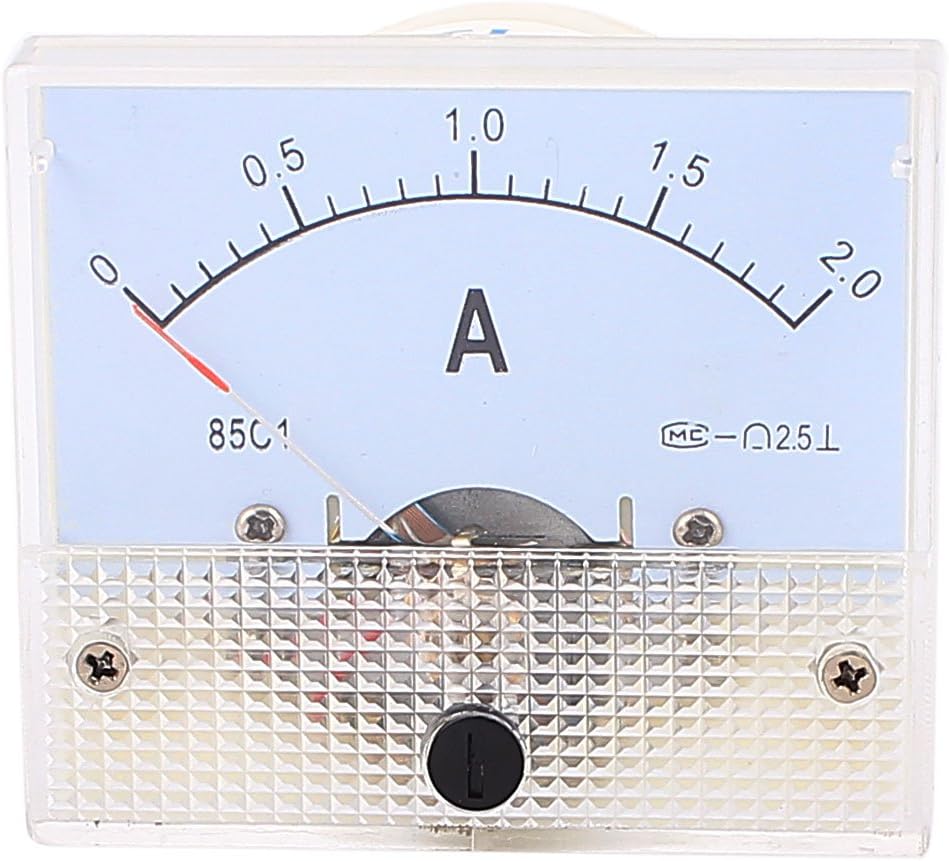 Unique Bargains 85L1 0-50A Analog Ammeter Analogue Panel Ampmeter Meter - View #2