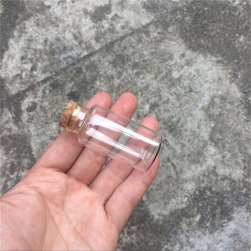 25ml Glass Bottles With Cork Small Transparent Mini Empty Bottle Glass Vials Jars 50pcs/lot (50, 25ml-30x60x17mm)