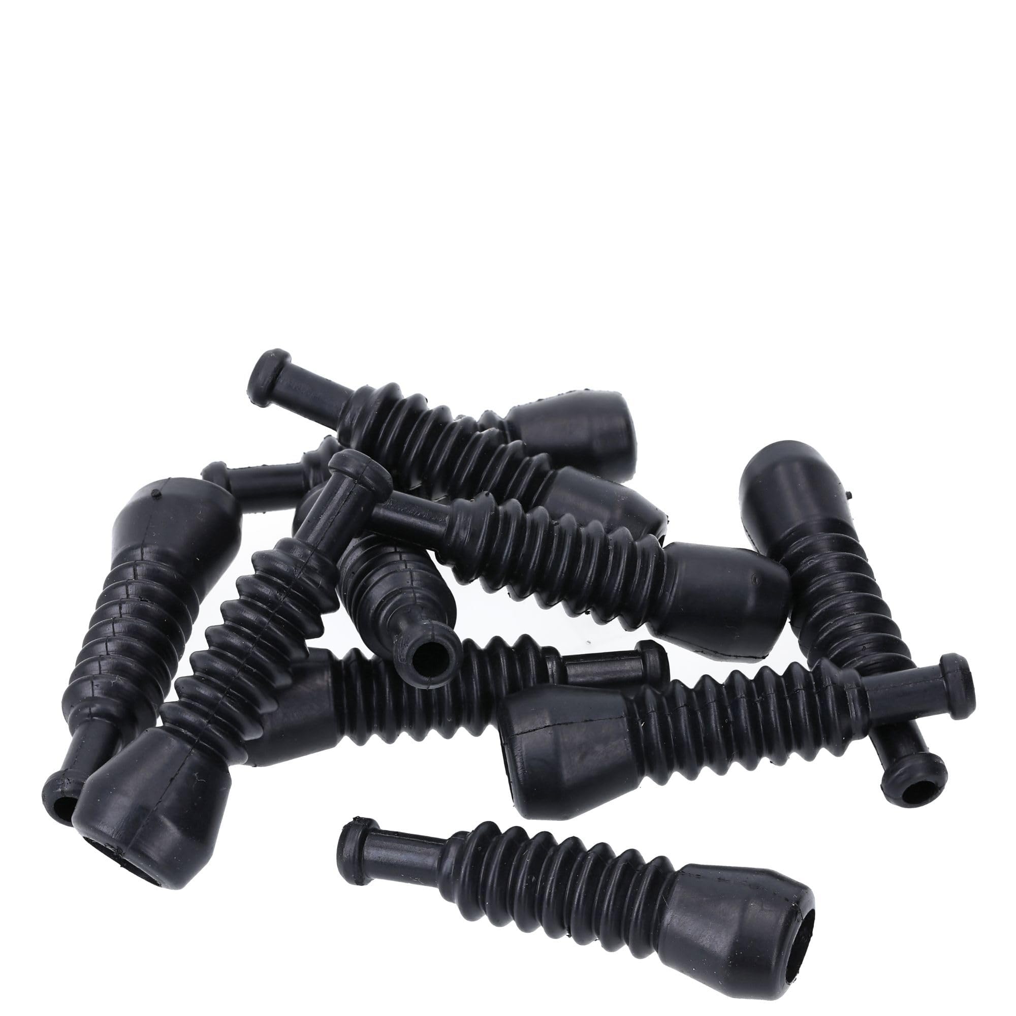 Kali 100 Pezzi Kali01022 Guarnizione in Gomma Super Seal a 2 Poli | Protezione con lamelle antipiega per cavi elettrici, passacavo impermeabile per collegamenti sicuri contro umidità.