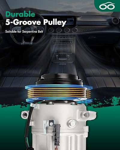 Miniatura 1439 de SCITOO CO 10739C - Compresor de CA compatible con Honda Element 2.4L 2003 2004 2005 2006 2007 2008 2009 2010 2011