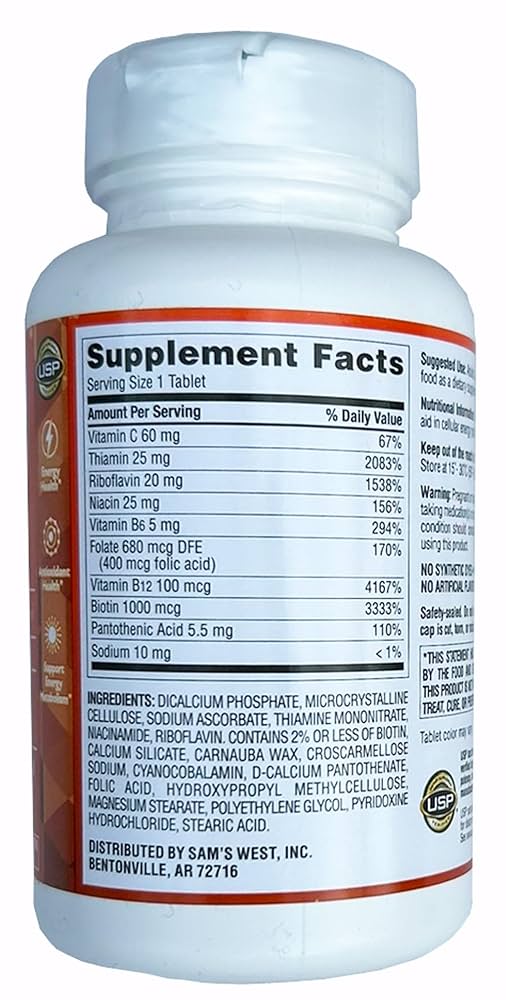 Amazon.com: Members Mark Super B-Complex Dietary Supplement
