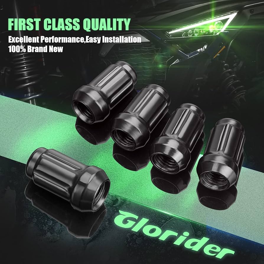 ゆゆ glorider M12X1.25 Lug Nuts Spline, 20Pcs 12 X 1.25 Lug Nuts
