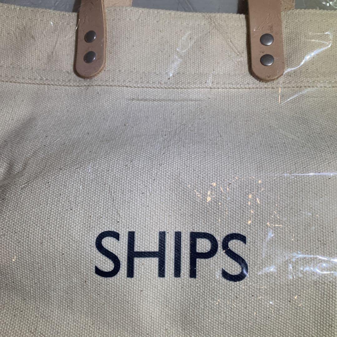Amazon.co.jp: SHIPS YANASE シップス コラボ トートバッグ キャンパス 