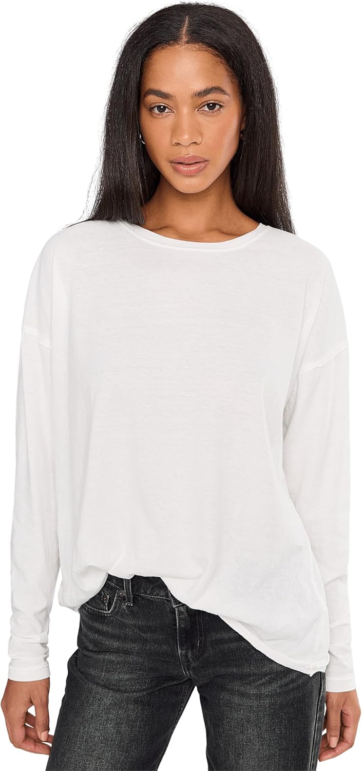 Free People Womens Nina Tee Long Sleeve