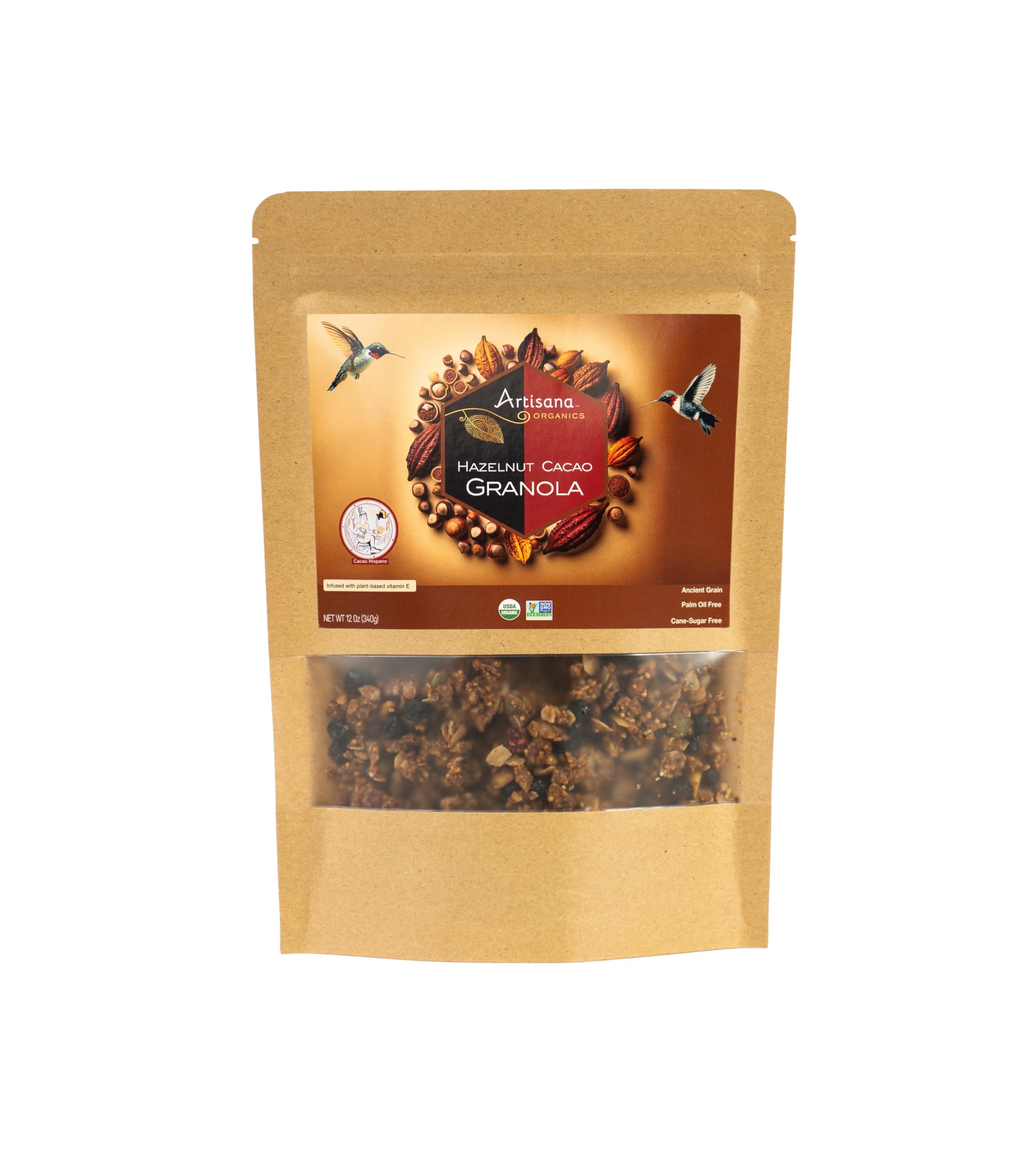 Organic Artisana Hazelnut Cacao Granola 12oz