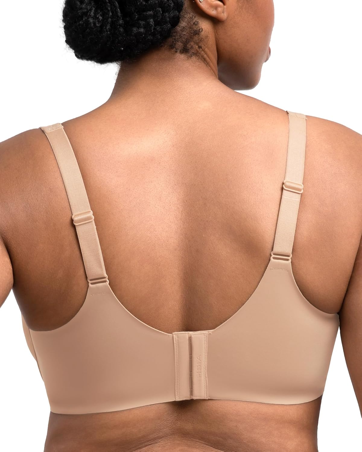 HSIA Minimizer Bras for Women Plus Size Full Coverage Unlined T Shirt Bra Seamless Underwire Cool Comfort Daily Bras - Image 3