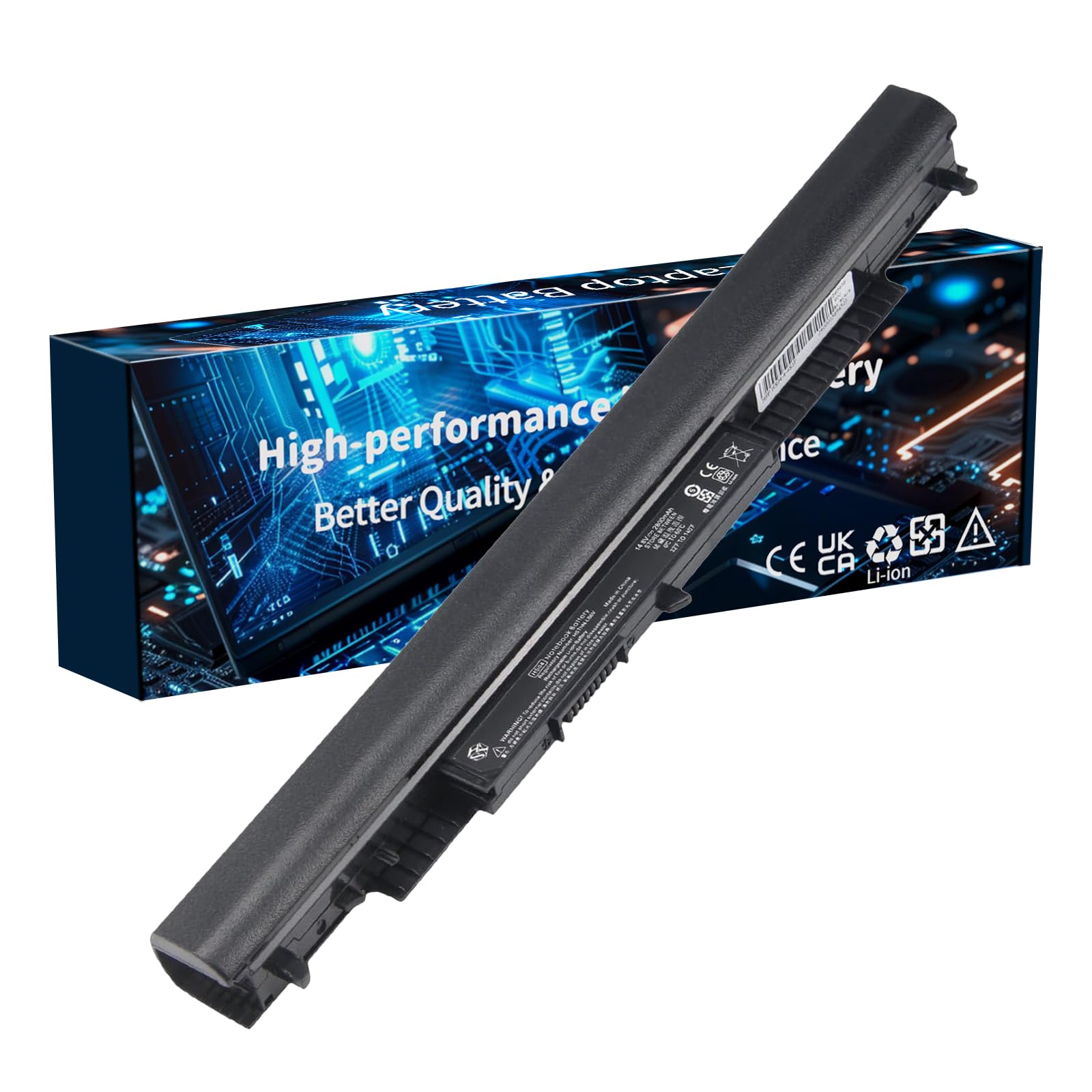 XYZ Sales, Battery For HP ENVY, 807956-001, 807957-001, HS04, HS03, 41Wh, 4-Cell, Li-Ion, 14.8V, Black - Foto 7