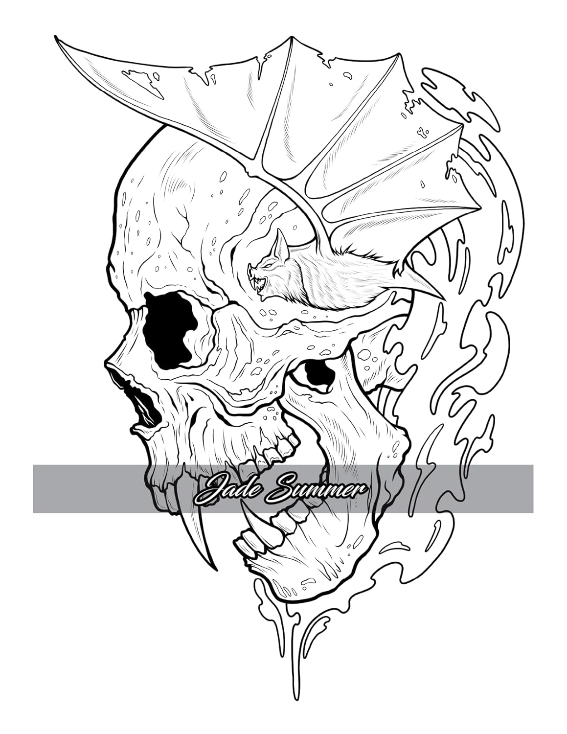 100 Tattoos: Tattoo Coloring Book for Adults with Incredible Designs of Animals, Flowers, Fantasy, Skulls, and More! - Image 76