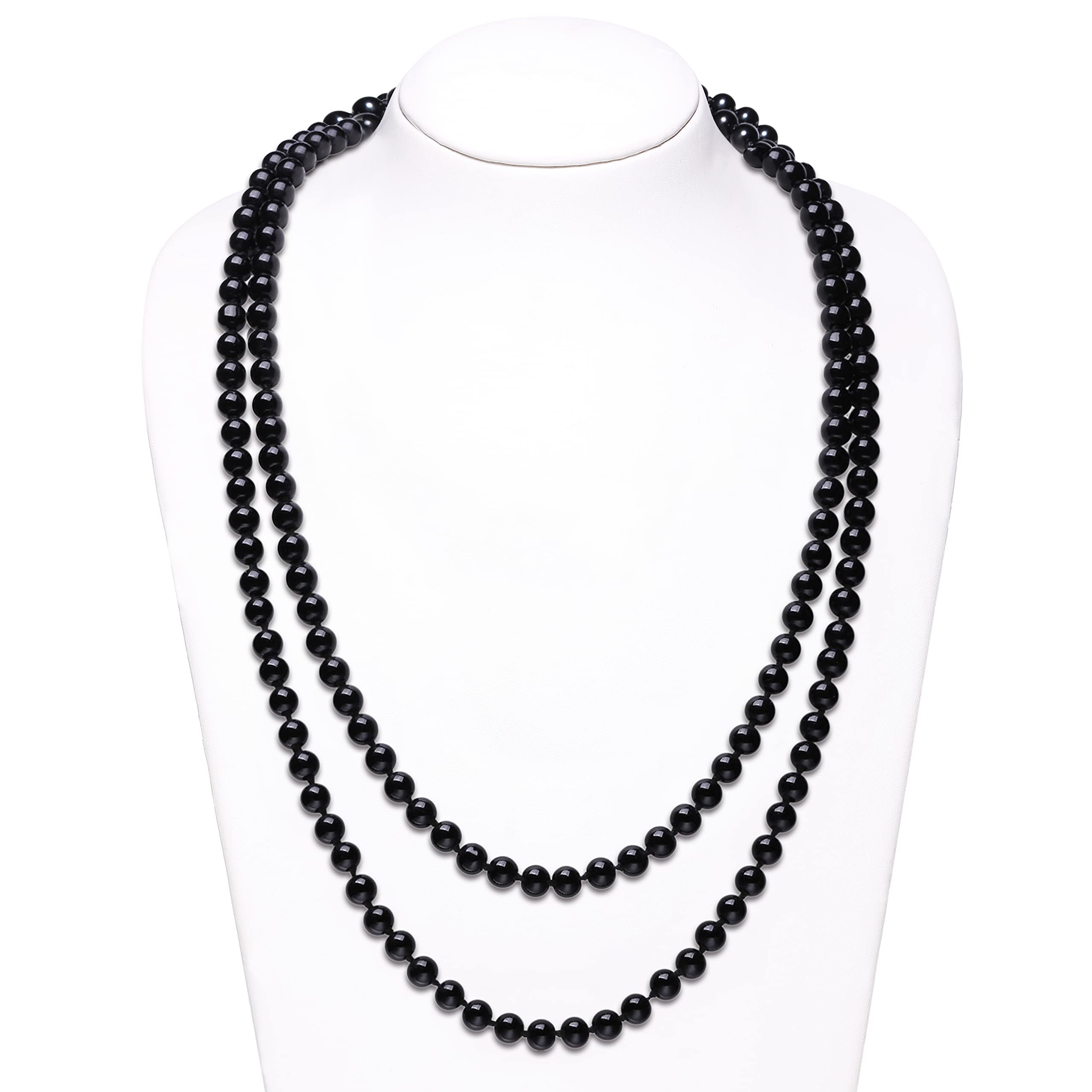 BABEYOND Collana Uomo Collana Donna Set Collana di Perle Lunga Collana Lunga Donna con Perline Accessori Gatsby Anni '20