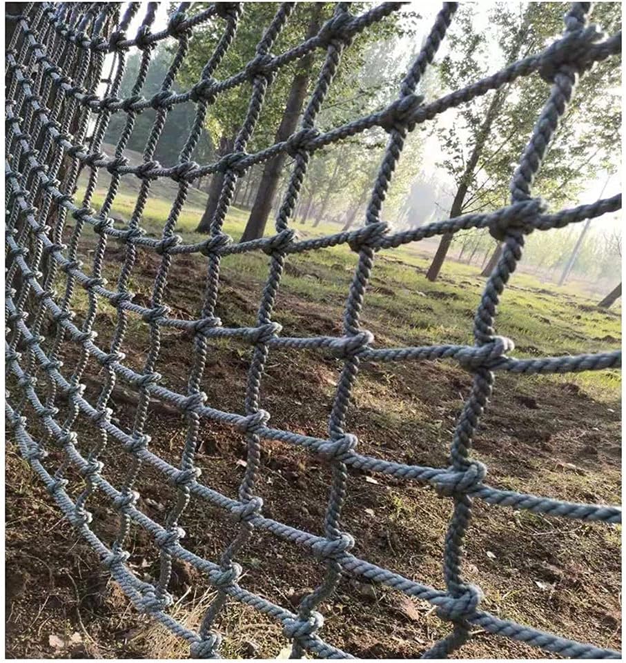 Climbing net for Kids,Climbing net for Treehouse,Climbing Supplies,can be Used for Stairs, Balcony, Window, railings, Cargo net(2X5m/6.6X13.4ft)