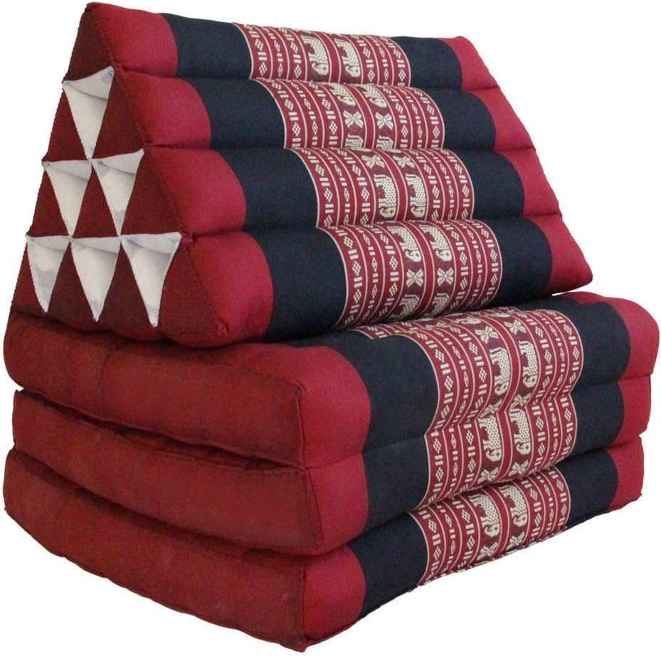 タイ製 三角まくら 折りたたみマット付き Begin Resort カポック 三角