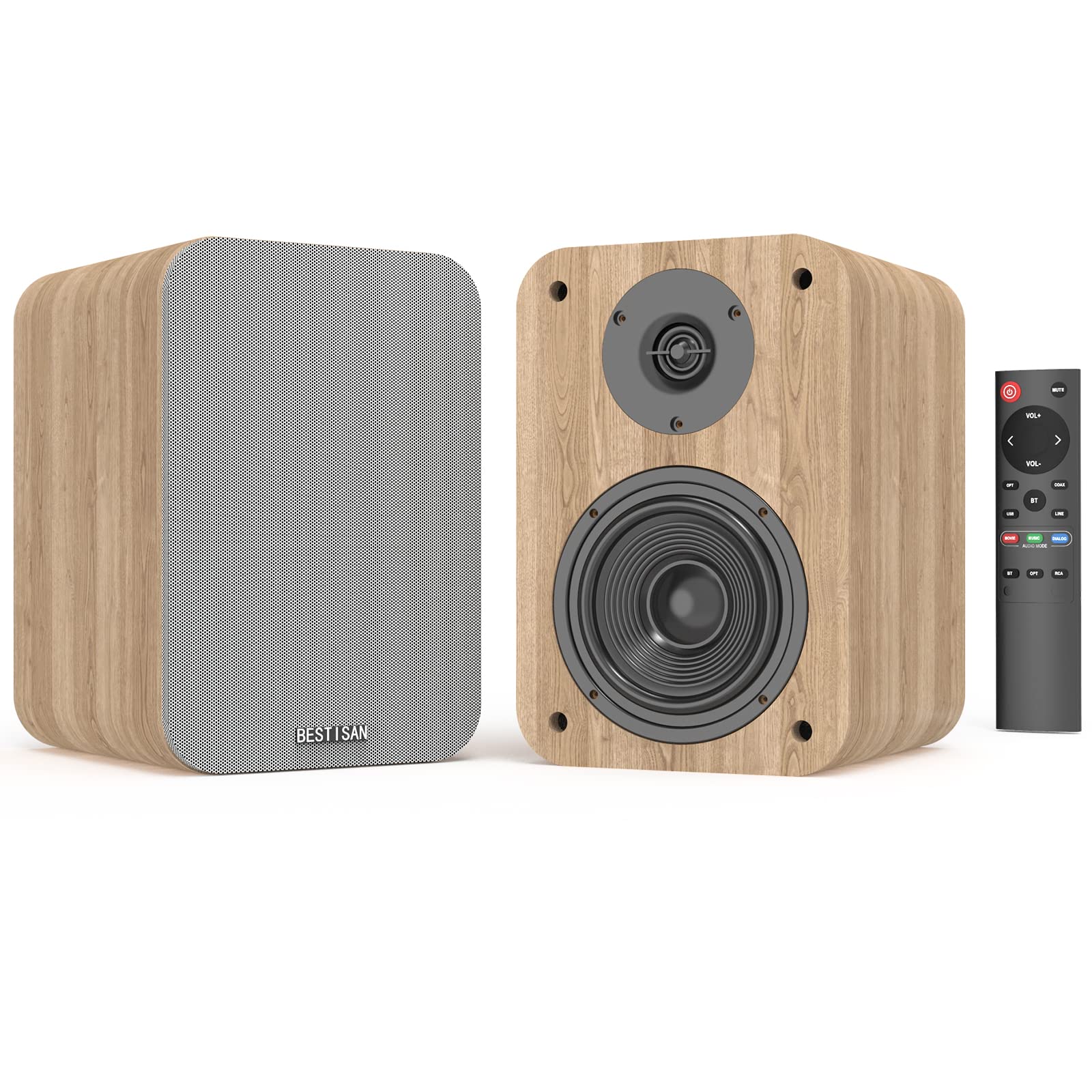 Buy BESTISAN Bluetooth Bookshelf Speakers,Bookshelf Active Speakers