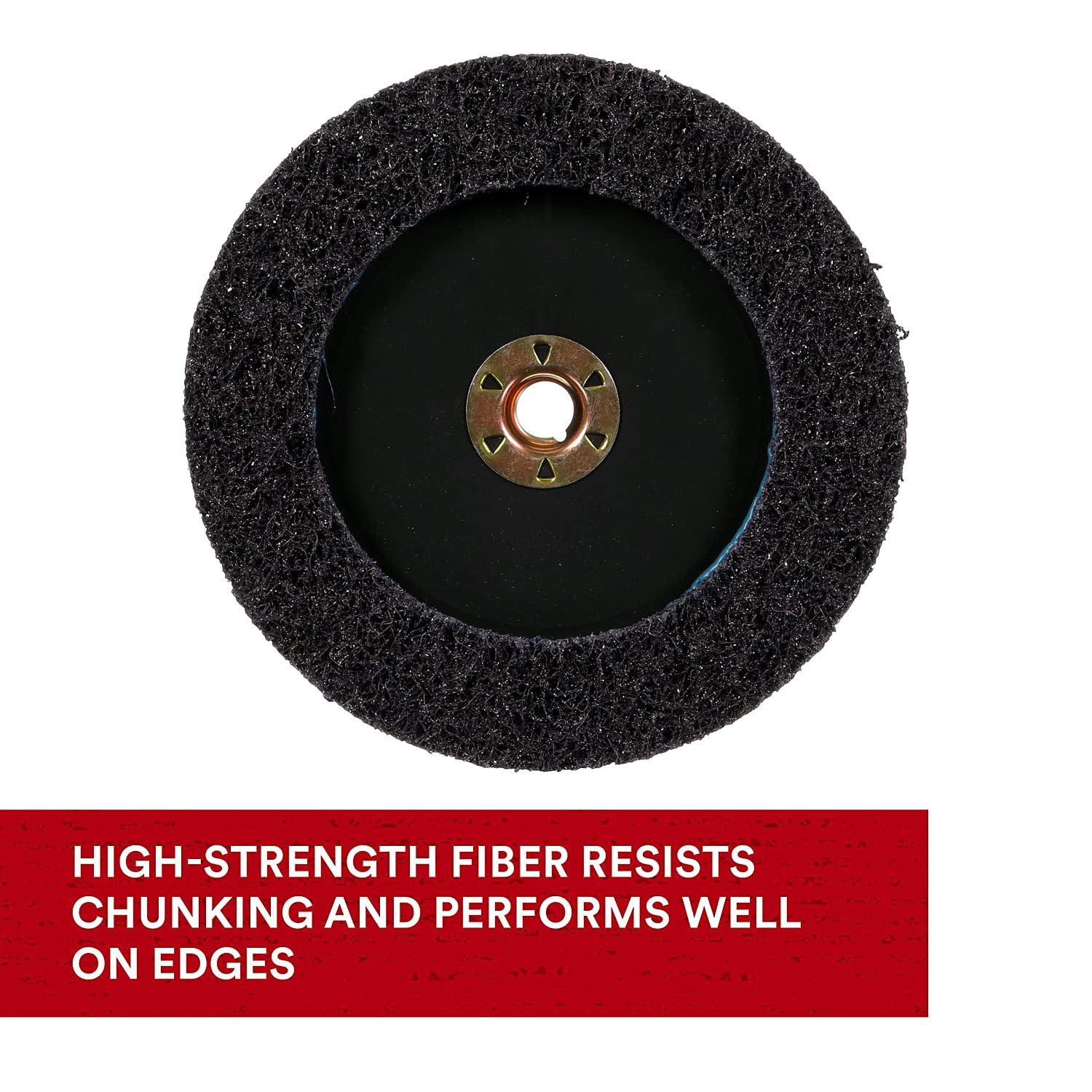 Scotch-Brite Clean and Strip XT Pro Disc, XO-DC, SiC extra grueso, TN cambio rápido, 7 x 5/8"-11, paquete de 5, carburo de silicio corta agresivamente y deja un acabado fino, resiste la carga