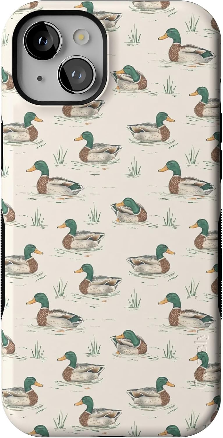 Casely iPhone 15 Plus Case Mallard Co The Boyfriend Collection Bold Protective Design Compatible with MagSafe