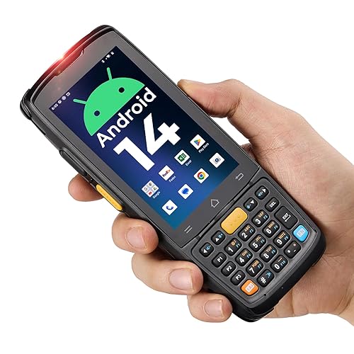 MUNBYN Android Barcode Scanner MC005, Android 14, 4GB+64GB PDA Handheld,