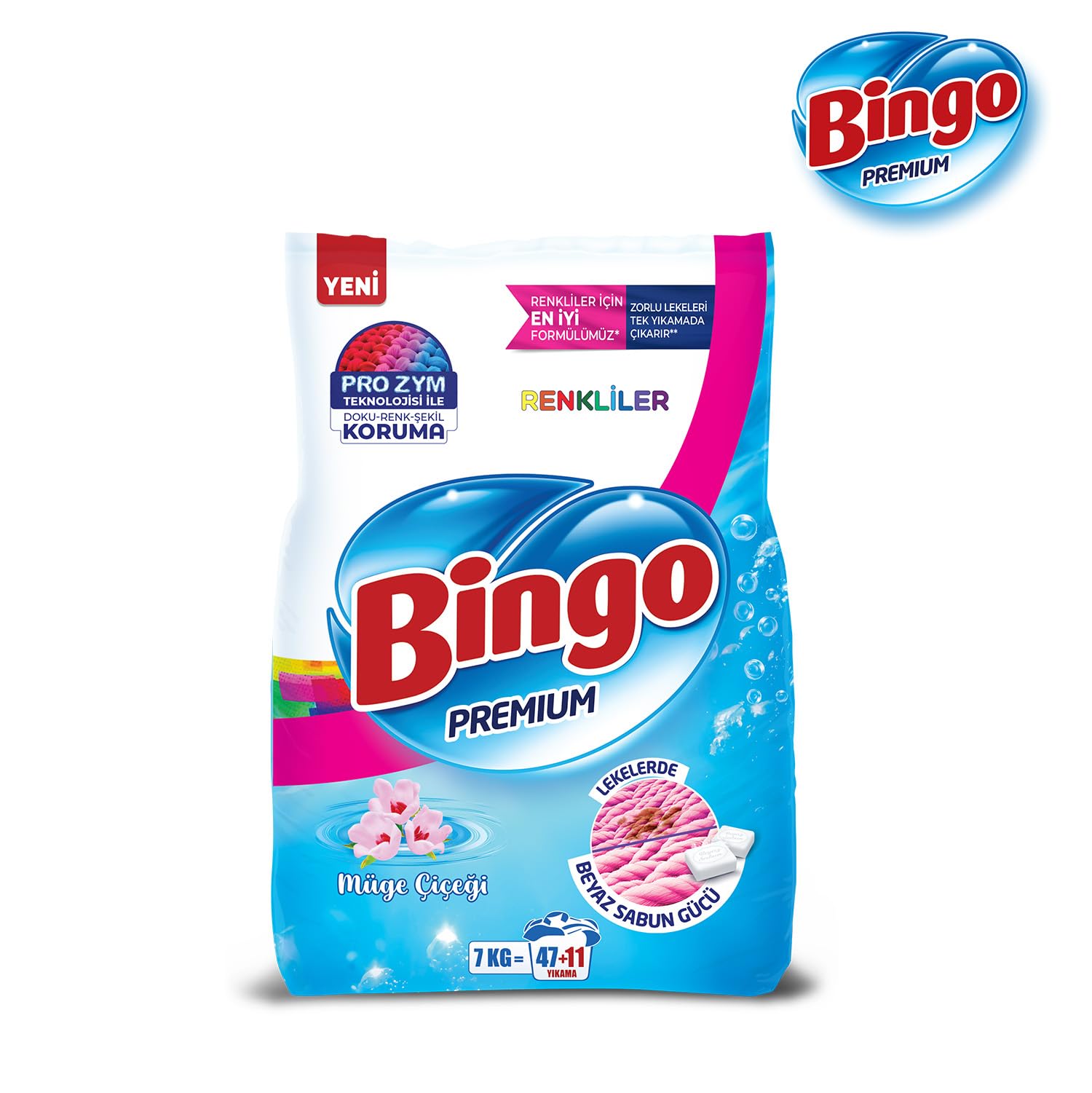Bingo Premium Toz Çamaşır Deterjanı 7 kg Renkli
