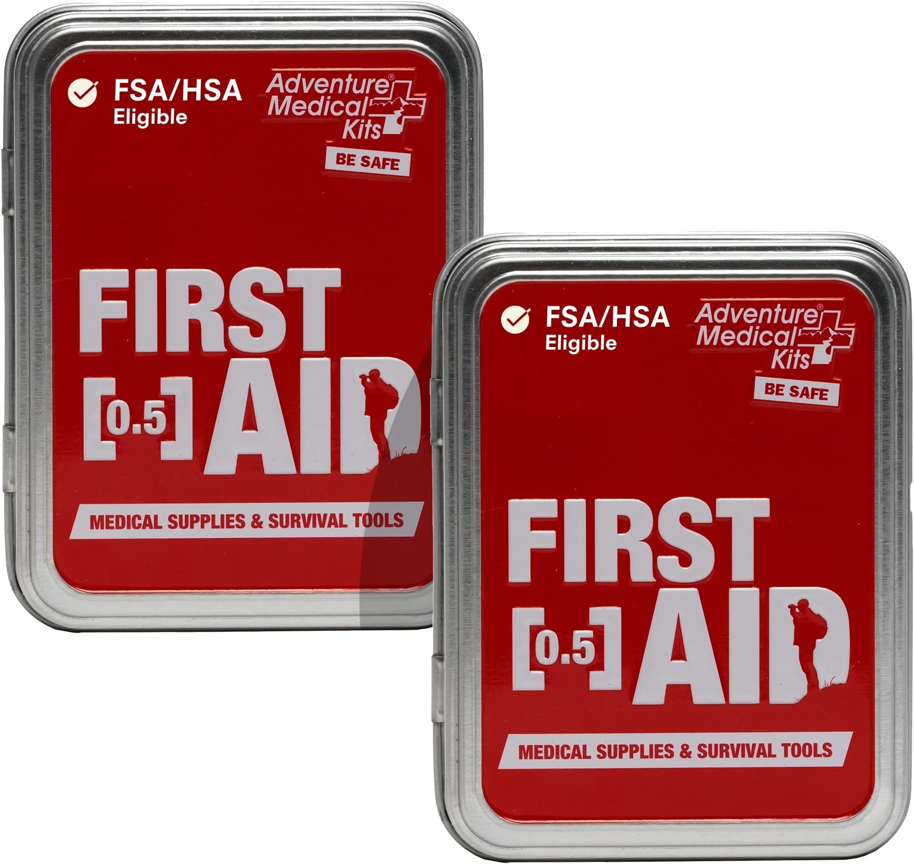 Adventure Medical Kits First Aid, 0.5 Tin Red - (Pack of 2)