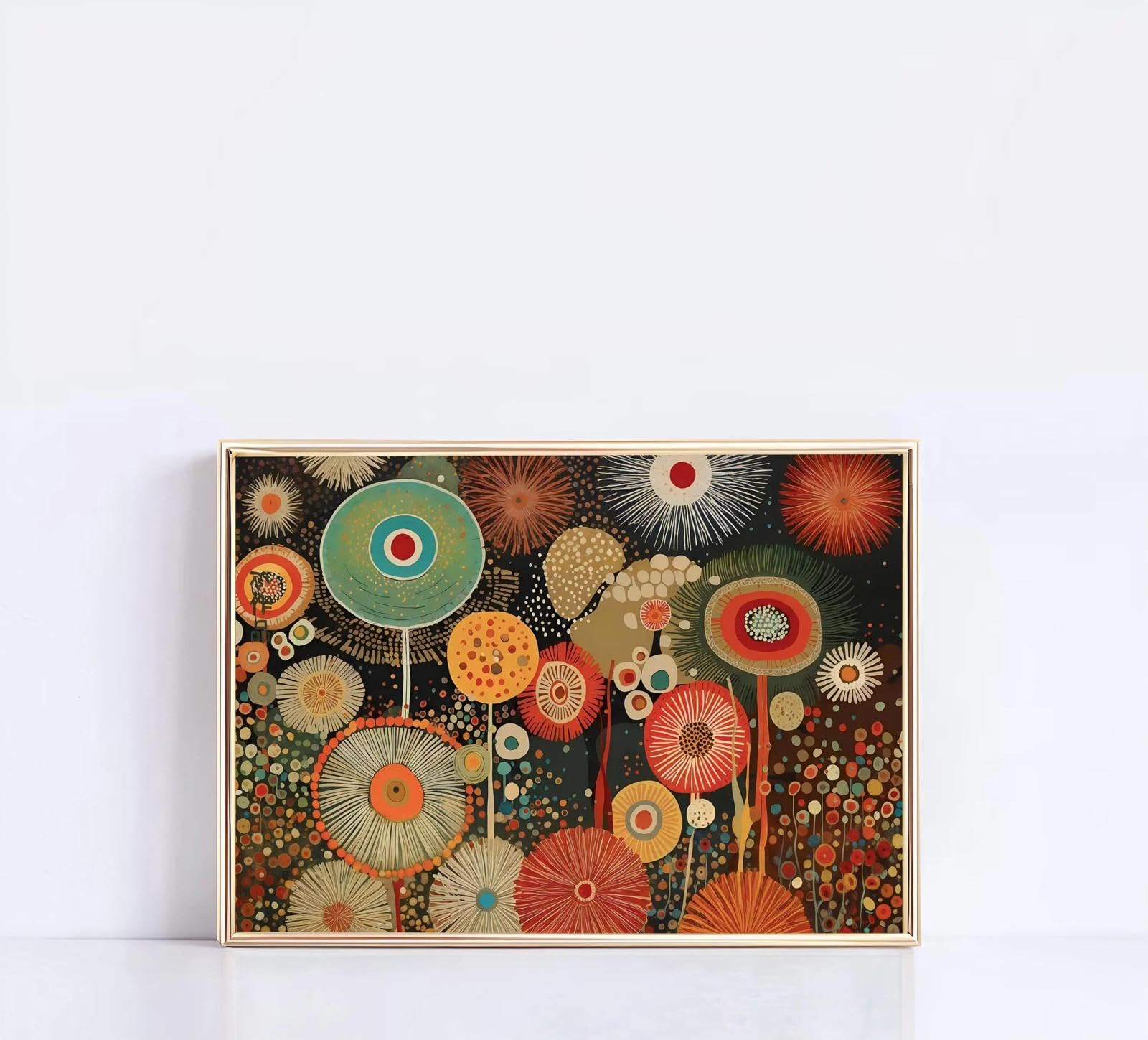 Yocheng Nature Landscape Poster Abstract Colorful Scenery Canvas Painting Wall Art Living Room Home Decor 40x50cm No Frame
