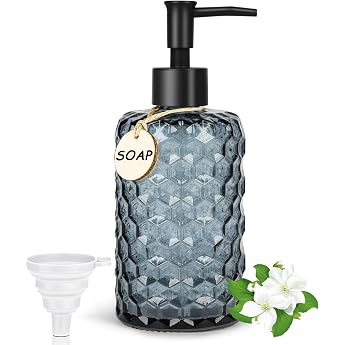 500ml Seifenspender f r Bad K che Glas Seifenspender Badezimmer