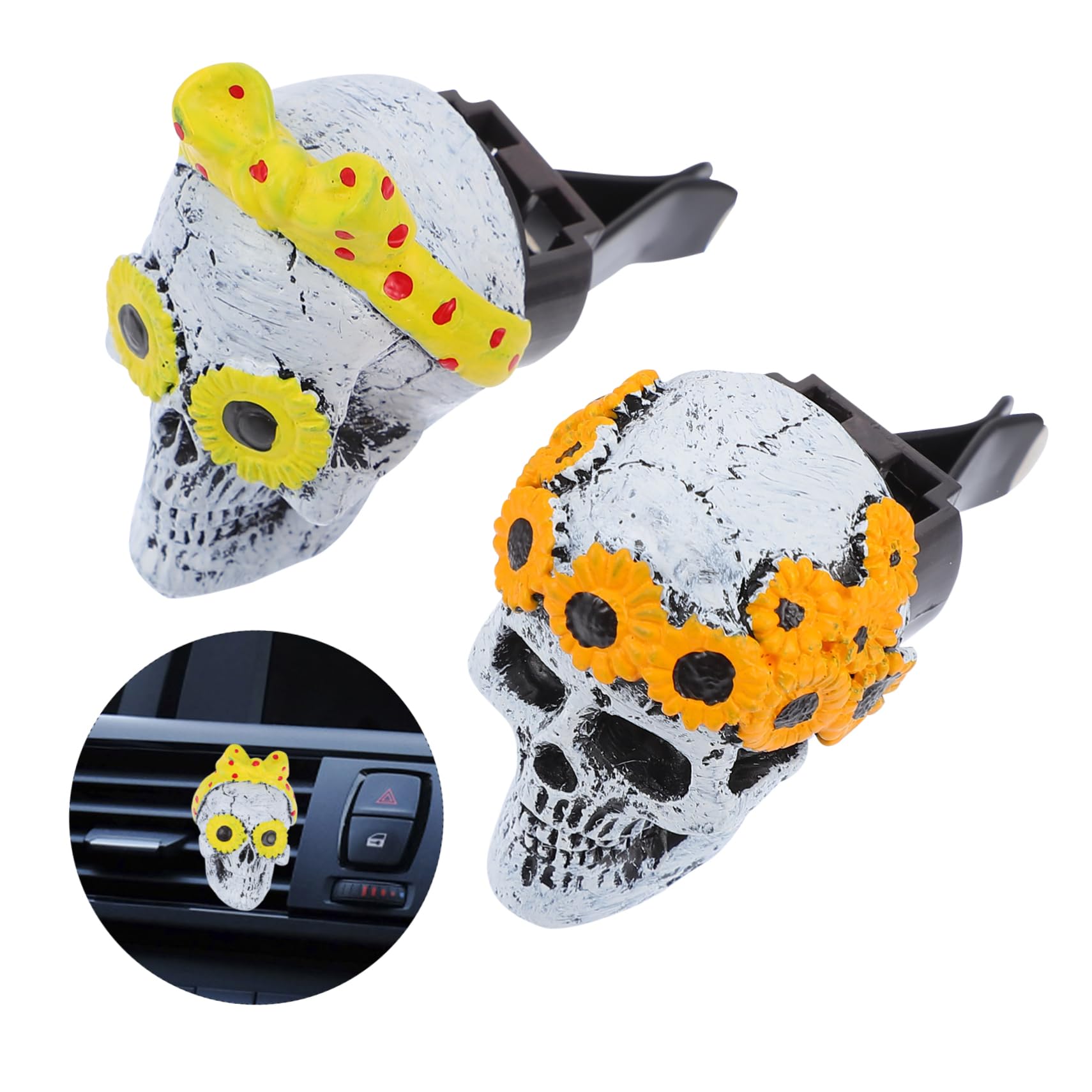 ibasenice 6 Sets Auto Clip Robustes Material Einzigartige Auto Decor Einfach Zu Bedienen Mini Diffusor Für