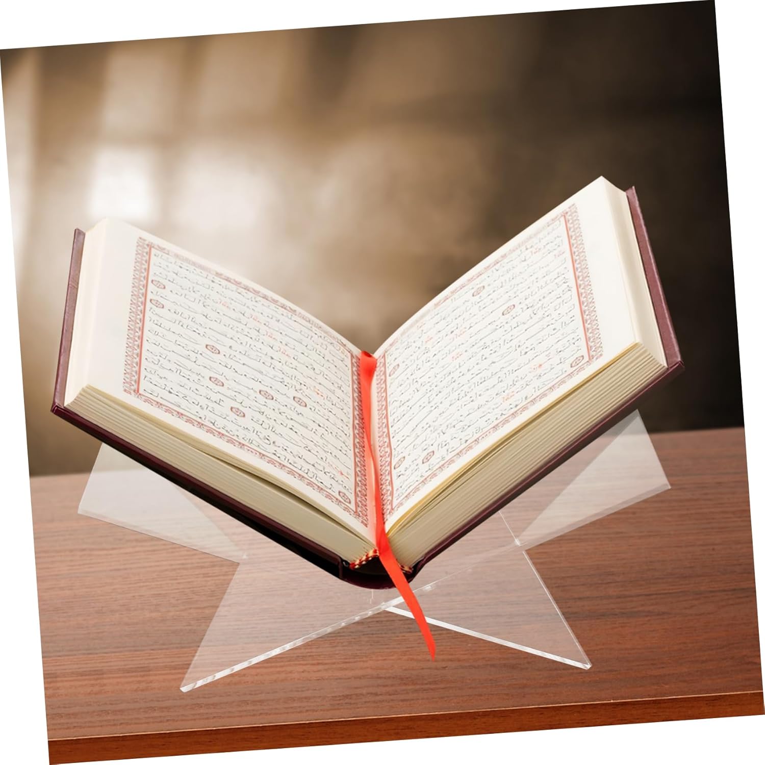 Acrylic Book Display Stand Book Holder Stand Organizer Reading Accessories