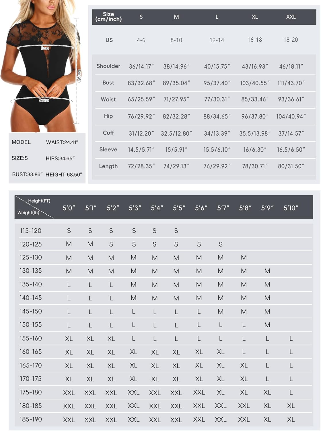 Lrady Women's Sheer Mesh Turtleneck Neck See Through Leotard Bodysuit Body Tops - Image 3