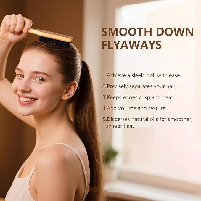 SWEET VIEW Hair Wax Stick y Cepillo para Peinar miniatura 4