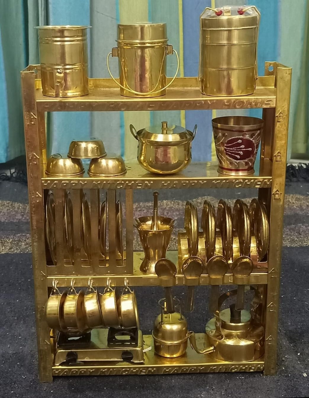 Tirtha Enterprises Brass Miniature Kitchen Set Kitchen Set For