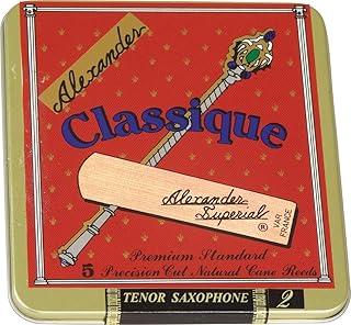 Alexander Classique Tenor Saxophone Reeds, Strength 4