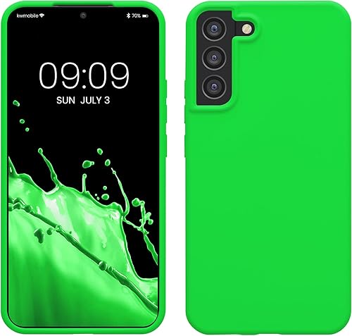 Miniatura 271 de kwmobile Funda Compatible con Samsung Galaxy S22 - Funda de teléfono de silicona TPU con acabado suave - Rojo Ruibarbo Piedra antigua,Azul