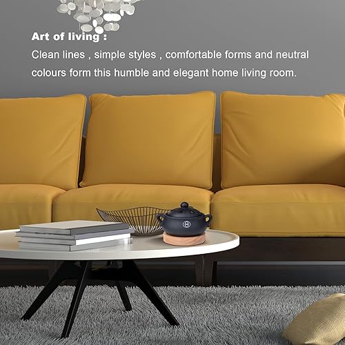 Miniatura 6 de Quemador de incienso eléctrico con temporizador, quemador de resina de incienso, quemador de Bakhoor Oud, instrucciones rápidas sin carbón, fácil de